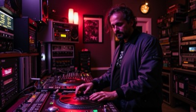 AI-generated film still from Me-Me exploring identity and unlived destinies in Milan